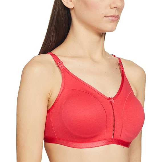 Enamor Jiggle Control Women's Everyday Cotton T-Shirt Bra – Non-Padded, Wirefree, Full Coverage, All-Day Comfort A029